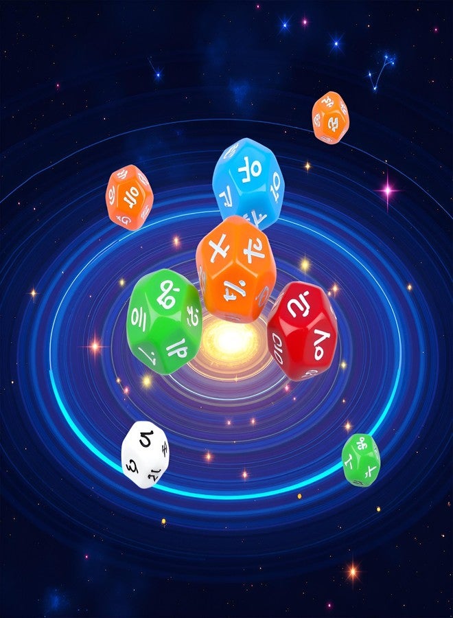 SquarezhenBo 5Pcs Polyhedral Dice for Dungeons and Dragons 16 Sided Dice Set Polyhedral Dice with Other Table Games with Random Multi Colored Assortment Playing Dice and Accessories Role Playing Dice - Image 3